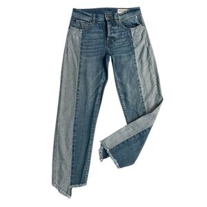 Pistola two tone Colorblock Denim Jeans size 24